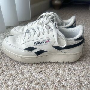 Reebok Club C Double Revenge Sneakers Women’s 7.5 Chalk Black